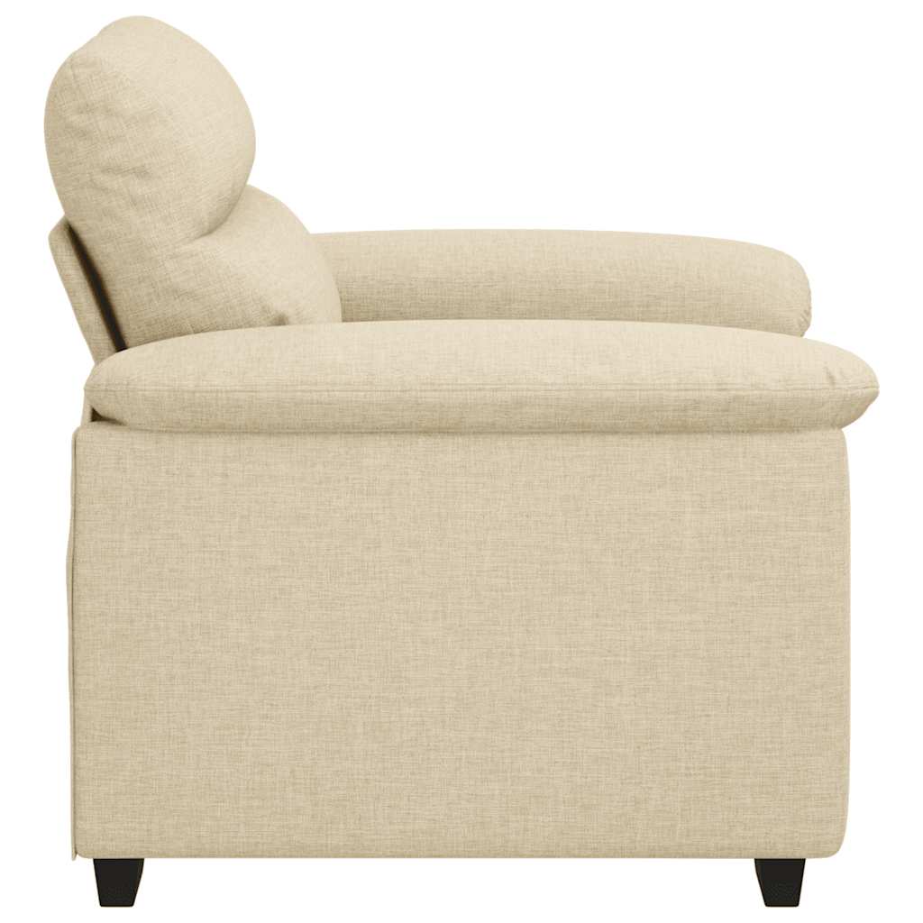 vidaXL Sessel Creme 100x81x84 cm Stoff