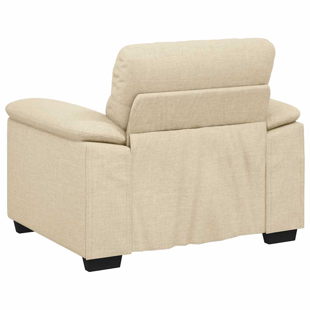 vidaXL Sessel Creme 100x81x84 cm Stoff