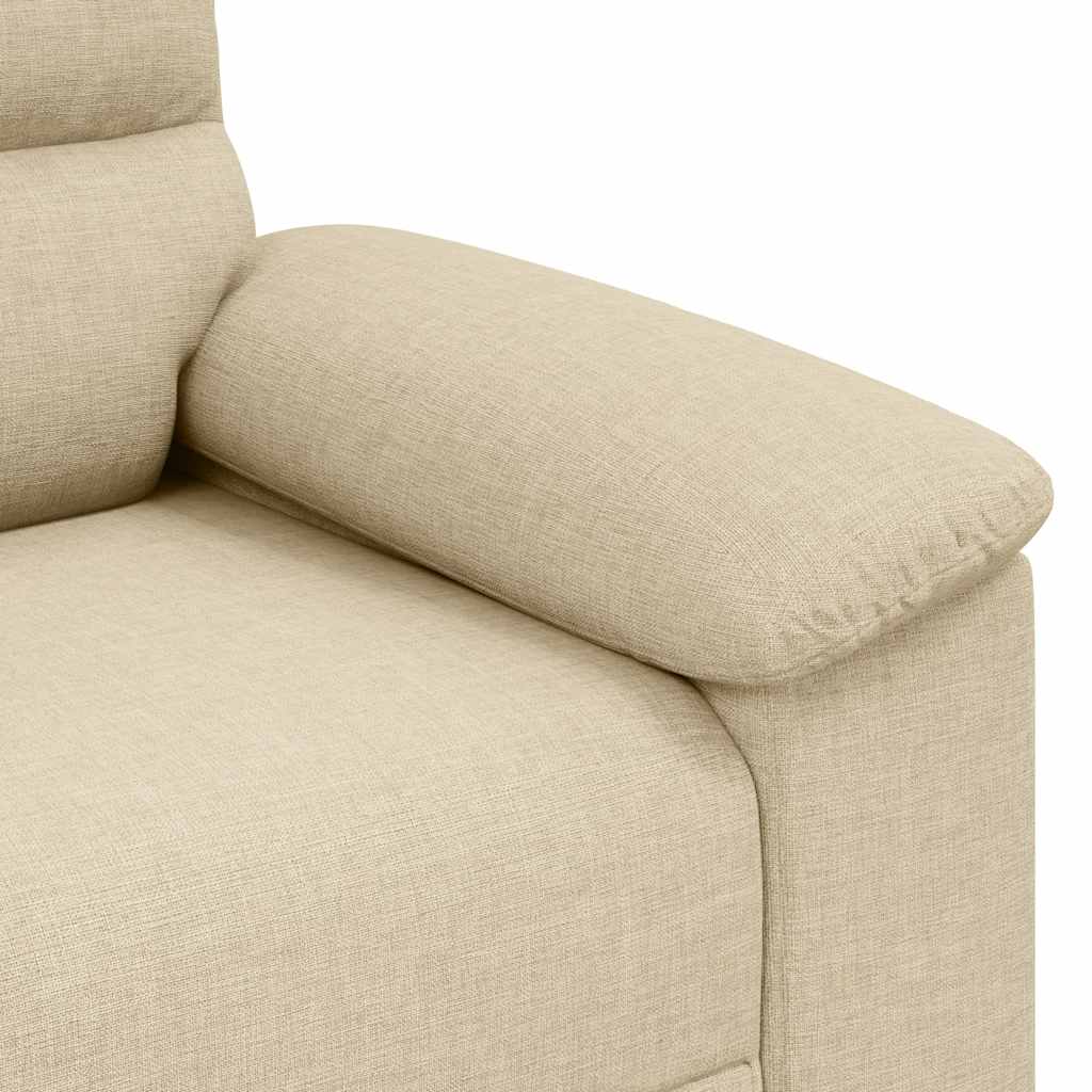 vidaXL Sessel Creme 100x81x84 cm Stoff