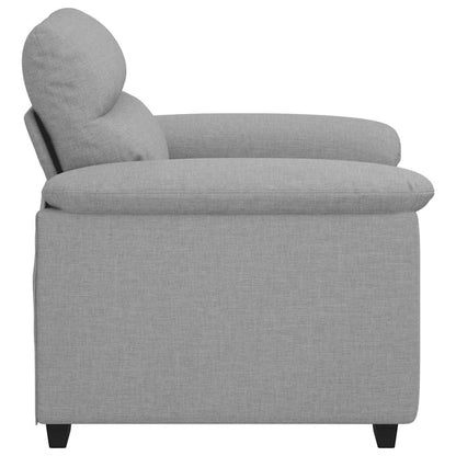 vidaXL Sessel Wolkengrau 100x81x84 cm Stoff