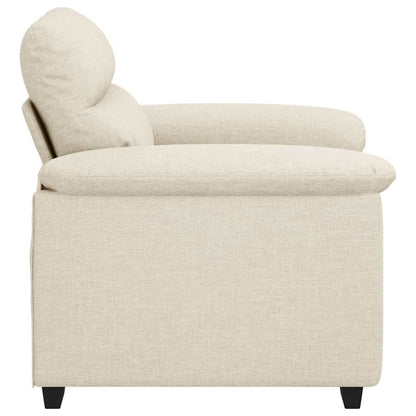 vidaXL Sessel 100x81x84 cm Leinen
