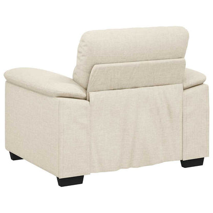 vidaXL Sessel 100x81x84 cm Leinen