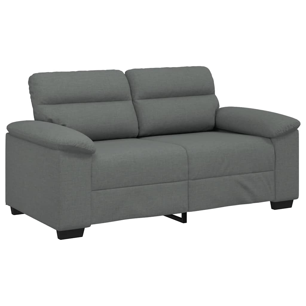 2-Sitzer-Sofa Dunkelgrau 160x81x84 cm Stoff