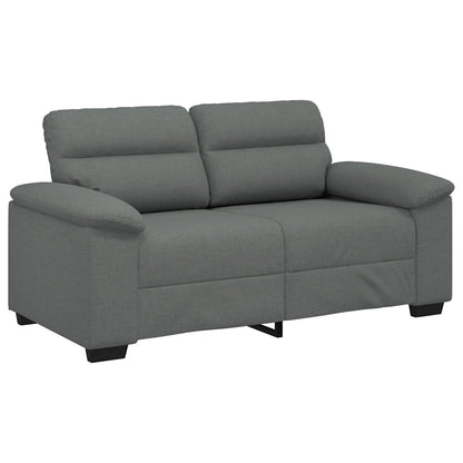 2-Sitzer-Sofa Dunkelgrau 160x81x84 cm Stoff