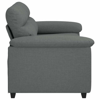 2-Sitzer-Sofa Dunkelgrau 160x81x84 cm Stoff