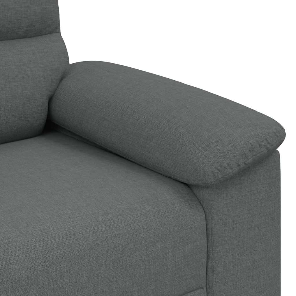 2-Sitzer-Sofa Dunkelgrau 160x81x84 cm Stoff