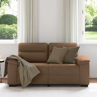 vidaXL Canapé 2 places marron 160x81x84 cm Tissu