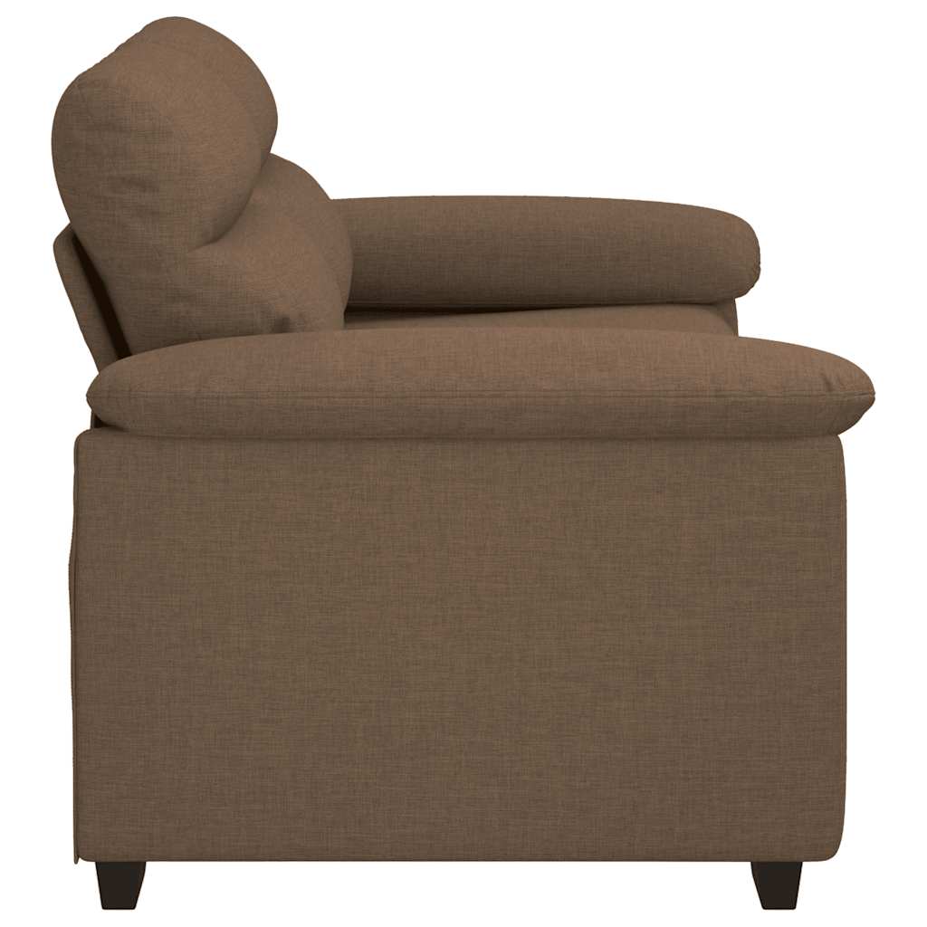vidaXL Canapé 2 places marron 160x81x84 cm Tissu