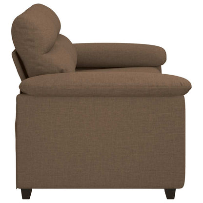 vidaXL Canapé 2 places marron 160x81x84 cm Tissu