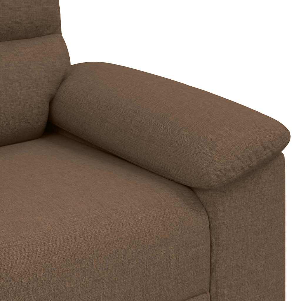 vidaXL Canapé 2 places marron 160x81x84 cm Tissu