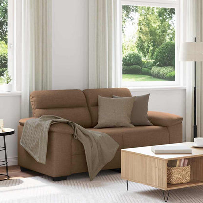 vidaXL Canapé 2 places marron 160x81x84 cm Tissu