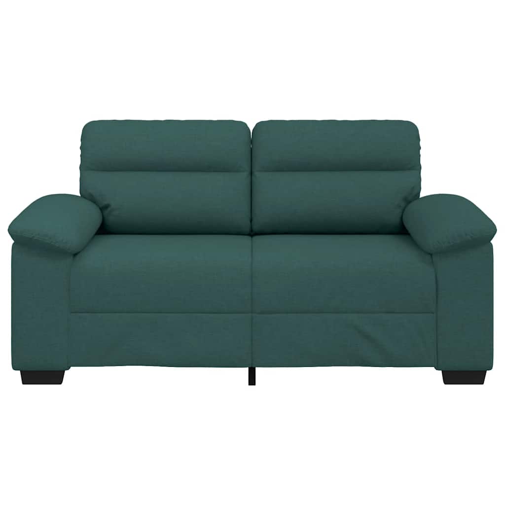 vidaXL 2-Sitzer-Sofa Dunkelgrün 160x81x84 cm Stoff