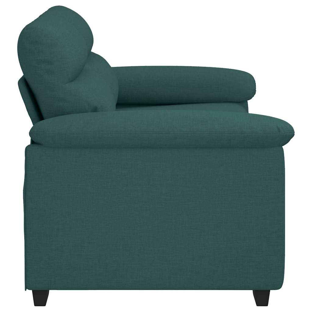 vidaXL 2-Sitzer-Sofa Dunkelgrün 160x81x84 cm Stoff