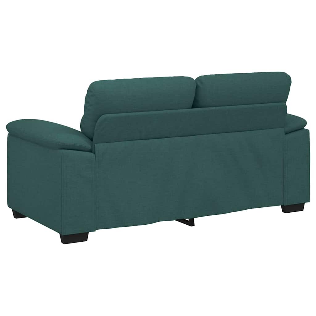vidaXL 2-Sitzer-Sofa Dunkelgrün 160x81x84 cm Stoff