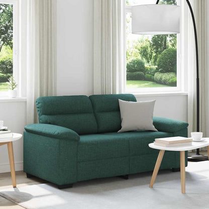 vidaXL 2-Sitzer-Sofa Dunkelgrün 160x81x84 cm Stoff