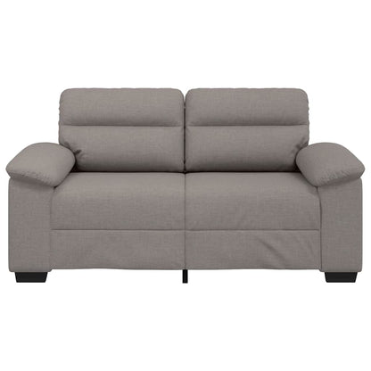vidaXL Canapé 2 places en tissu taupe 160x81x84 cm