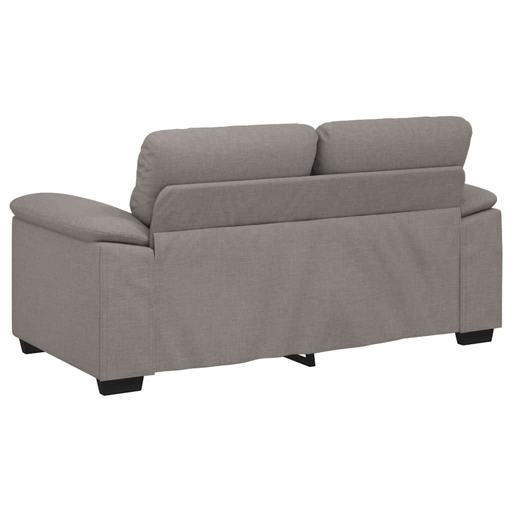 2-Sitzer-Sofa Taupe 160x81x84 cm Stoff