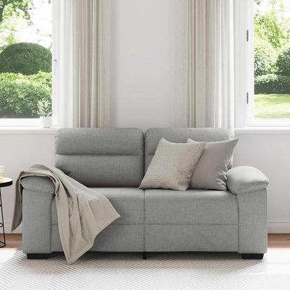 vidaXL 2-Sitzer-Sofa Wolkengrau 160x81x84 cm Stoff