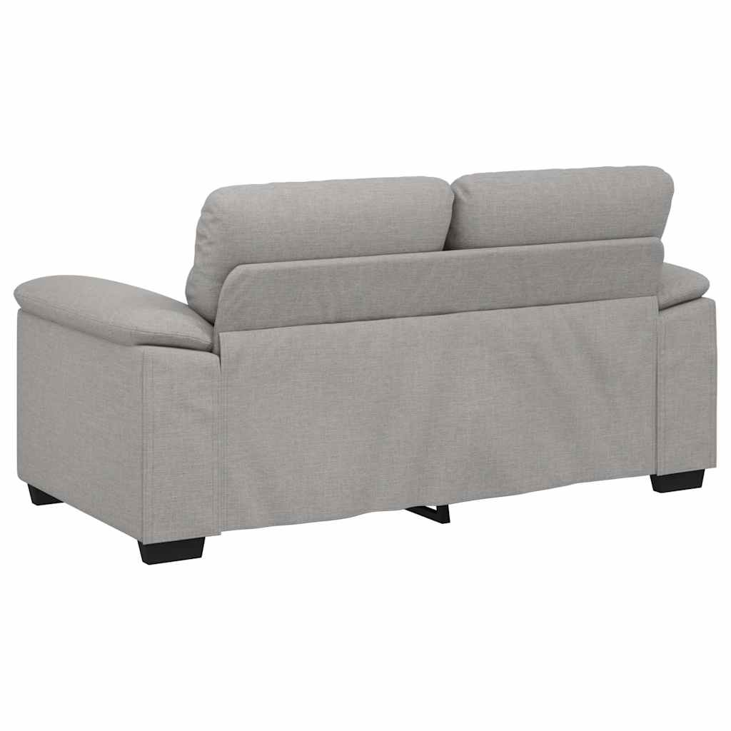 vidaXL 2-Sitzer-Sofa Wolkengrau 160x81x84 cm Stoff