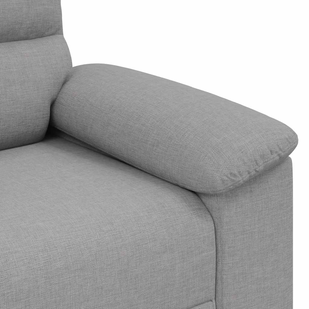 vidaXL 2-Sitzer-Sofa Wolkengrau 160x81x84 cm Stoff
