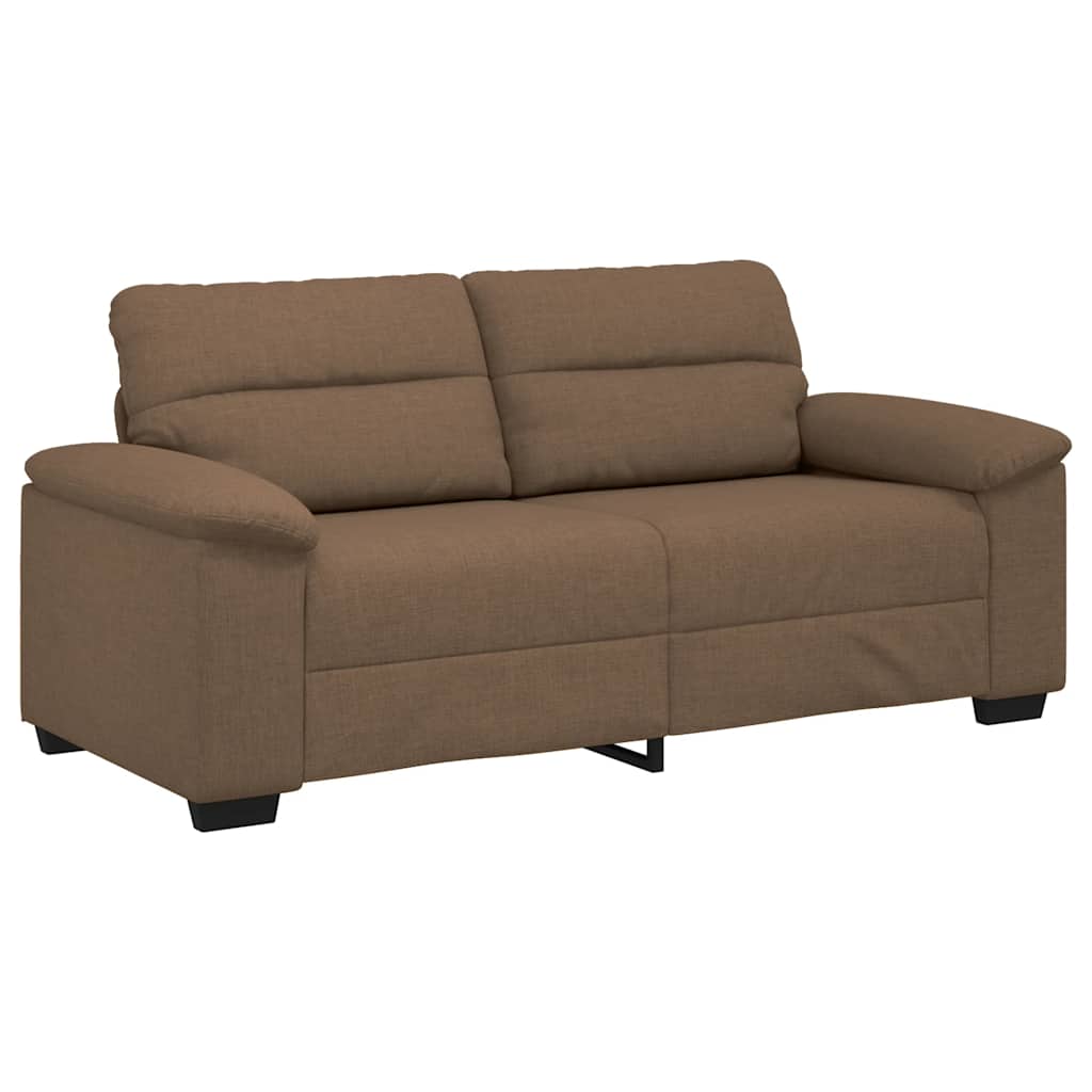 2-Sitzer-Sofa Braun 180x81x84 cm Stoff