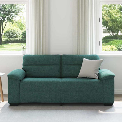 vidaXL 2-Sitzer-Sofa Dunkelgrün 180x81x84 cm Stoff
