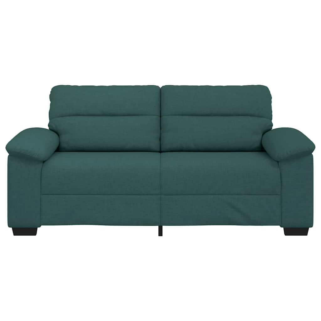 vidaXL 2-Sitzer-Sofa Dunkelgrün 180x81x84 cm Stoff