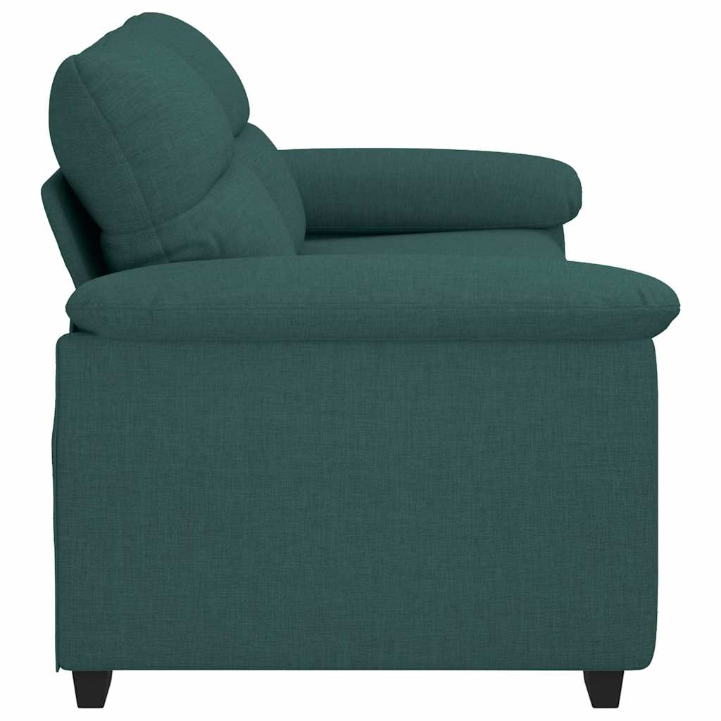 vidaXL 2-Sitzer-Sofa Dunkelgrün 180x81x84 cm Stoff