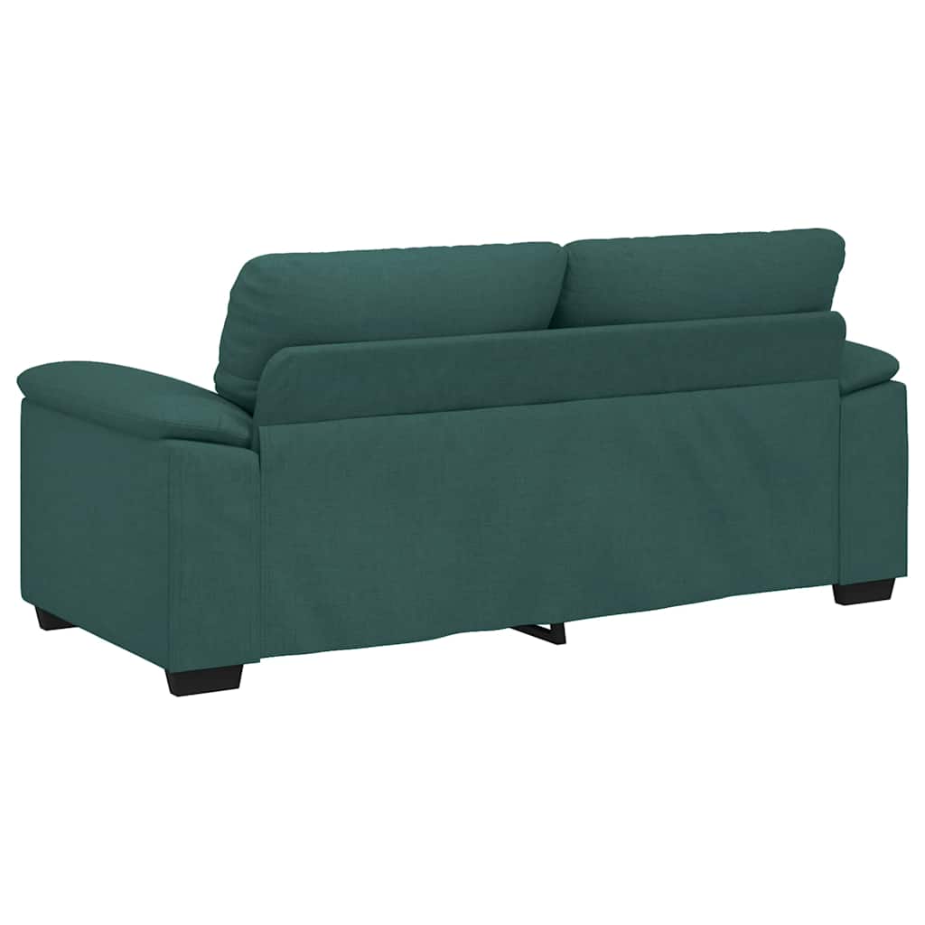 vidaXL 2-Sitzer-Sofa Dunkelgrün 180x81x84 cm Stoff