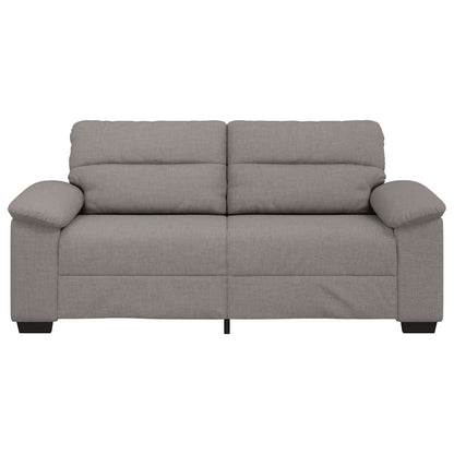 vidaXL 2-Sitzer-Sofa Taupe 180x81x84 cm Stoff