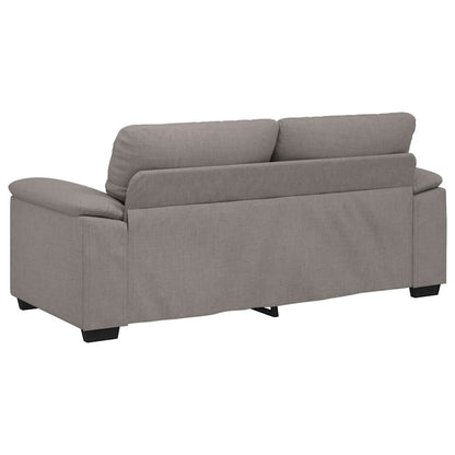 2-Sitzer-Sofa Taupe 180x81x84 cm Stoff