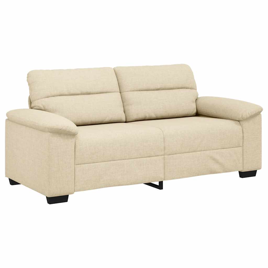 2-Sitzer-Sofa Creme 180x81x84 cm Stoff