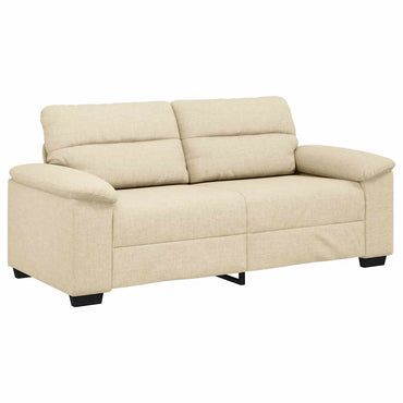vidaXL 2-Sitzer-Sofa Creme 180x81x84 cm Stoff
