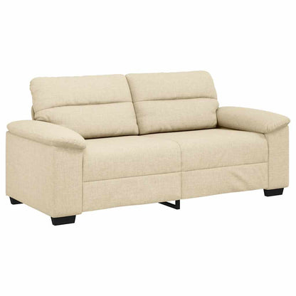 2-Sitzer-Sofa Creme 180x81x84 cm Stoff