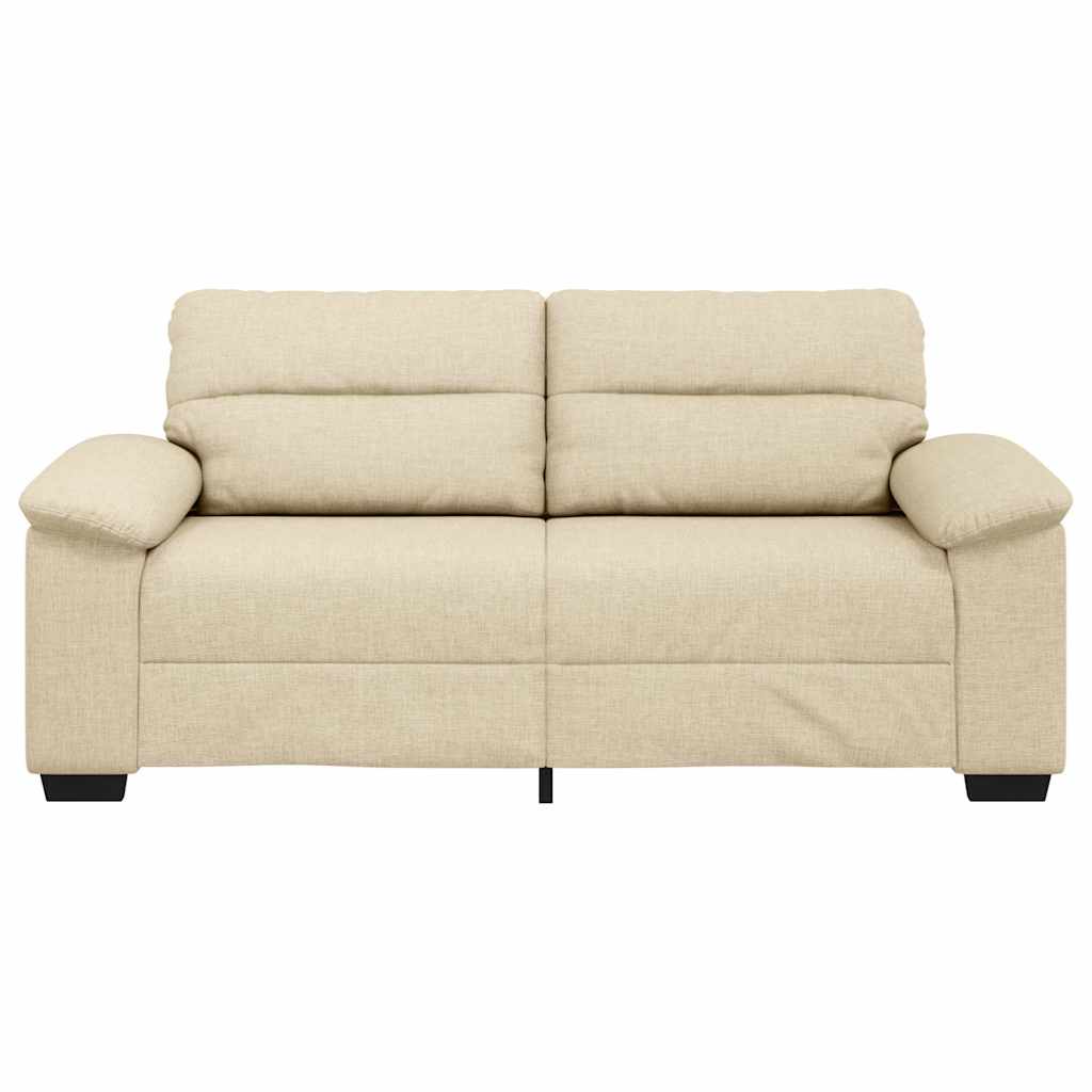 vidaXL 2-Sitzer-Sofa Creme 180x81x84 cm Stoff