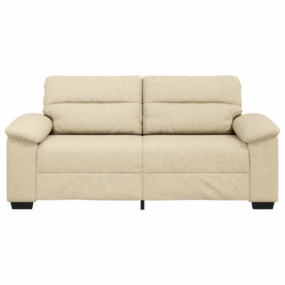 vidaXL 2-Sitzer-Sofa Creme 180x81x84 cm Stoff