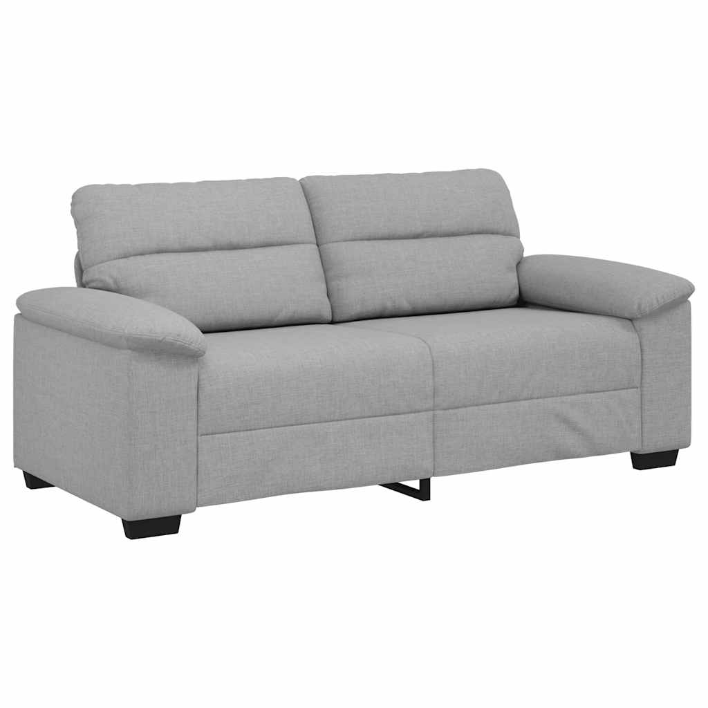 2-Sitzer-Sofa Wolkengrau 180x81x84 cm Stoff