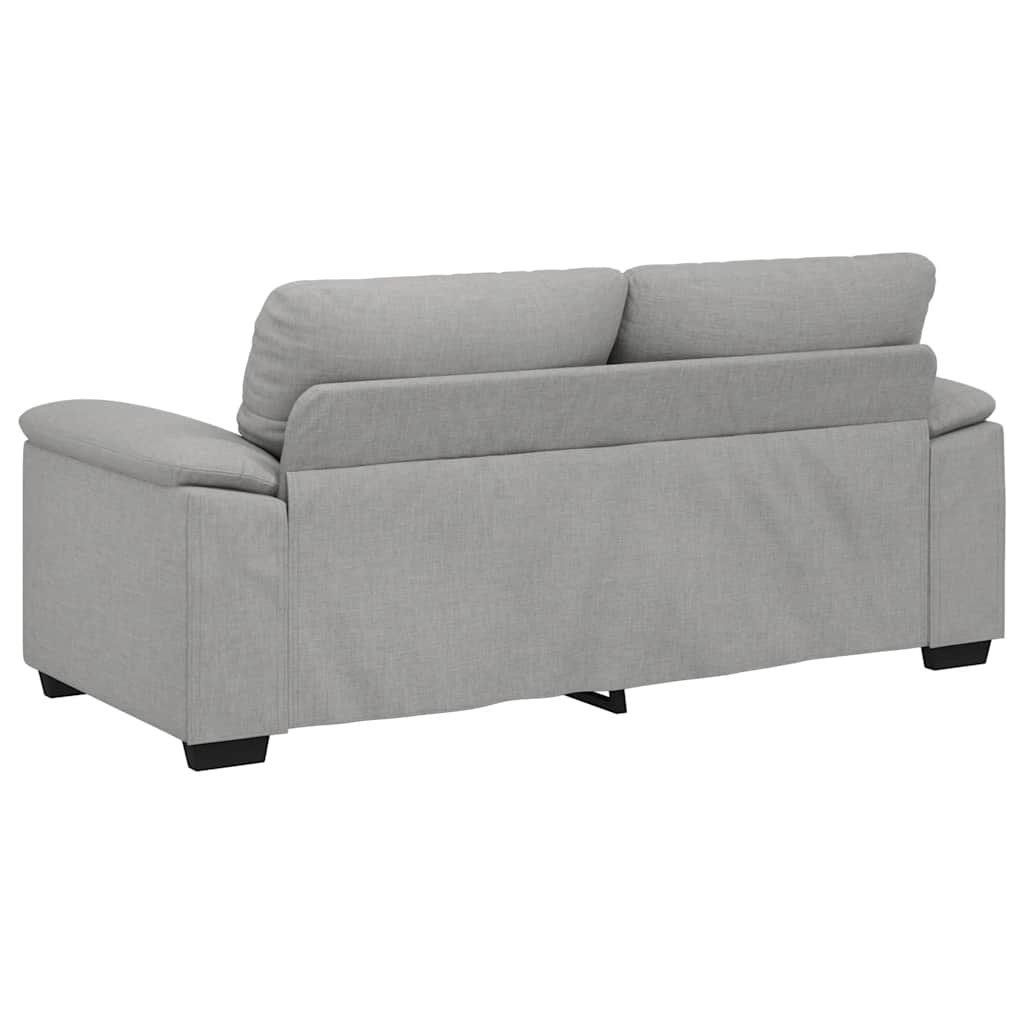 2-Sitzer-Sofa Wolkengrau 180x81x84 cm Stoff