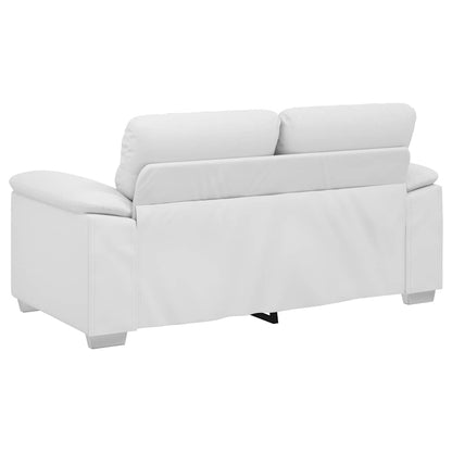 2-Sitzer-Sofa Weiß 160x81x84 cm Kunstleder