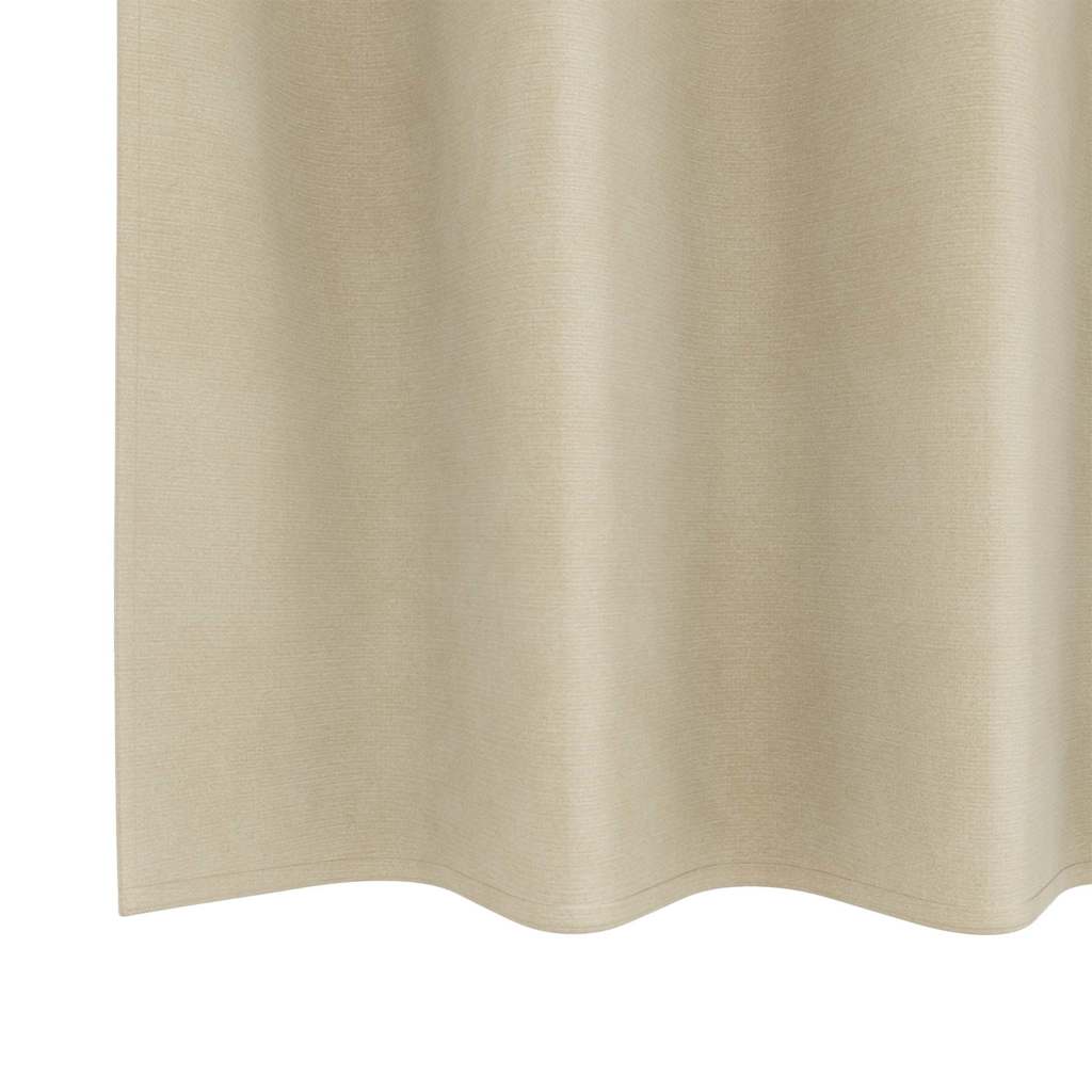 vidaXL Verdunkelungsvorhänge 2 pcs Creme 140 x 140 cm Samt