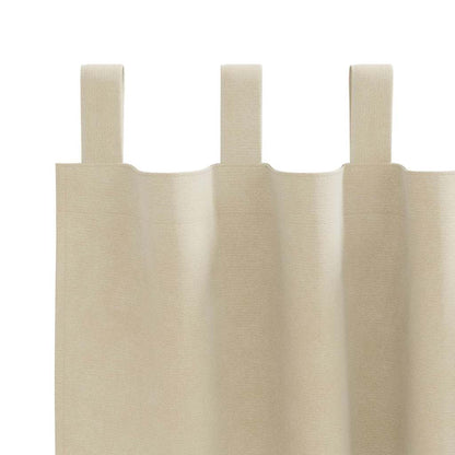 vidaXL Verdunkelungsvorhänge 2 pcs Creme 140 x 260 cm Samt