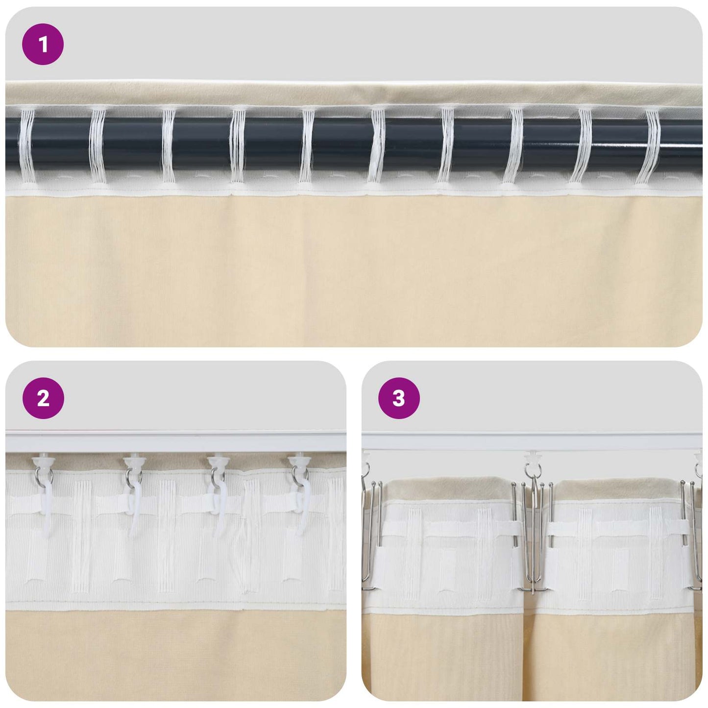 vidaXL Verdunkelungsvorhänge 2 pcs Dunkelblau 140 x 175 cm Samt