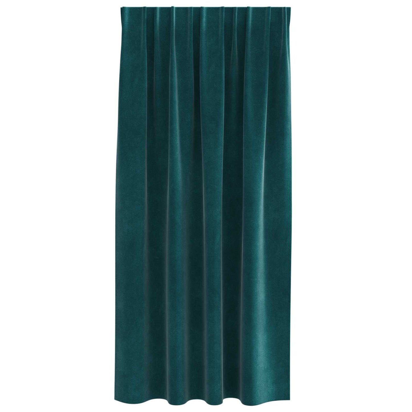 vidaXL Verdunkelungsvorhänge 2 pcs Dunkelgrün 140 x 175 cm Samt