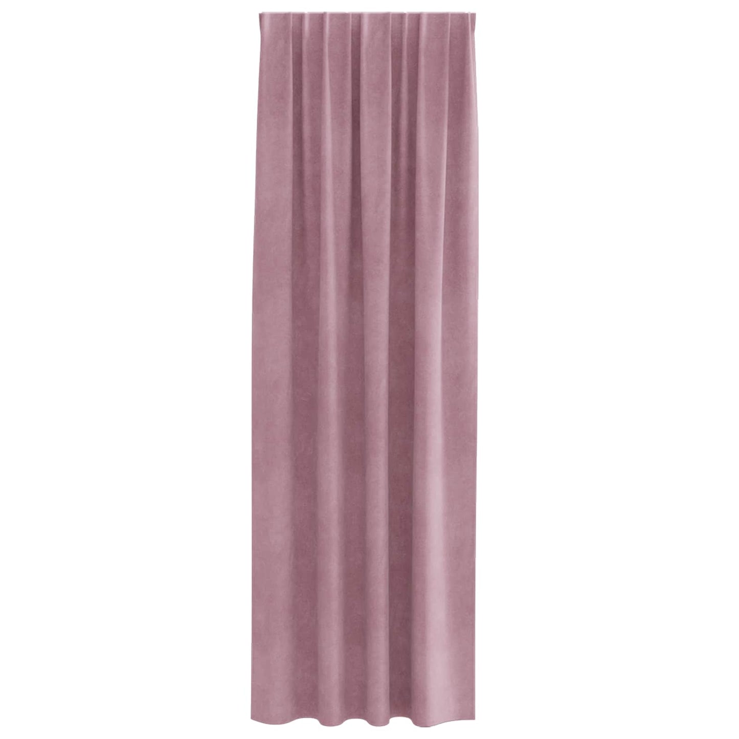 vidaXL Verdunkelungsvorhänge 2 pcs Dunkelrosa 140 x 225 cm Samt