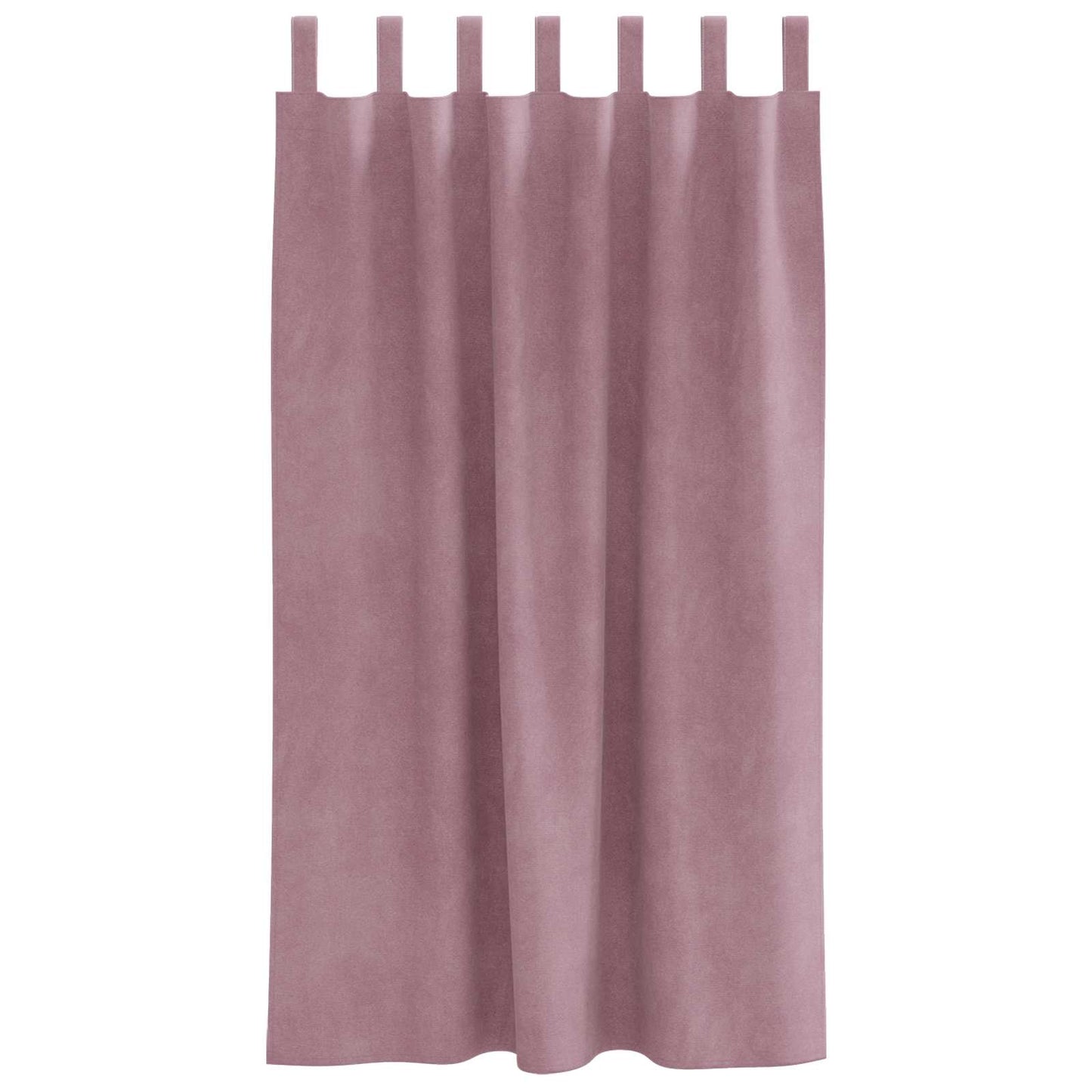 Verdunkelungsvorhänge 2 pcs Dunkelrosa 140 x 175 cm Samt