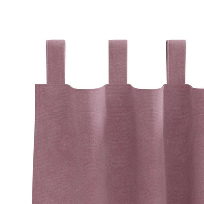 vidaXL Verdunkelungsvorhänge 2 pcs Dunkelrosa 140 x 245 cm Samt