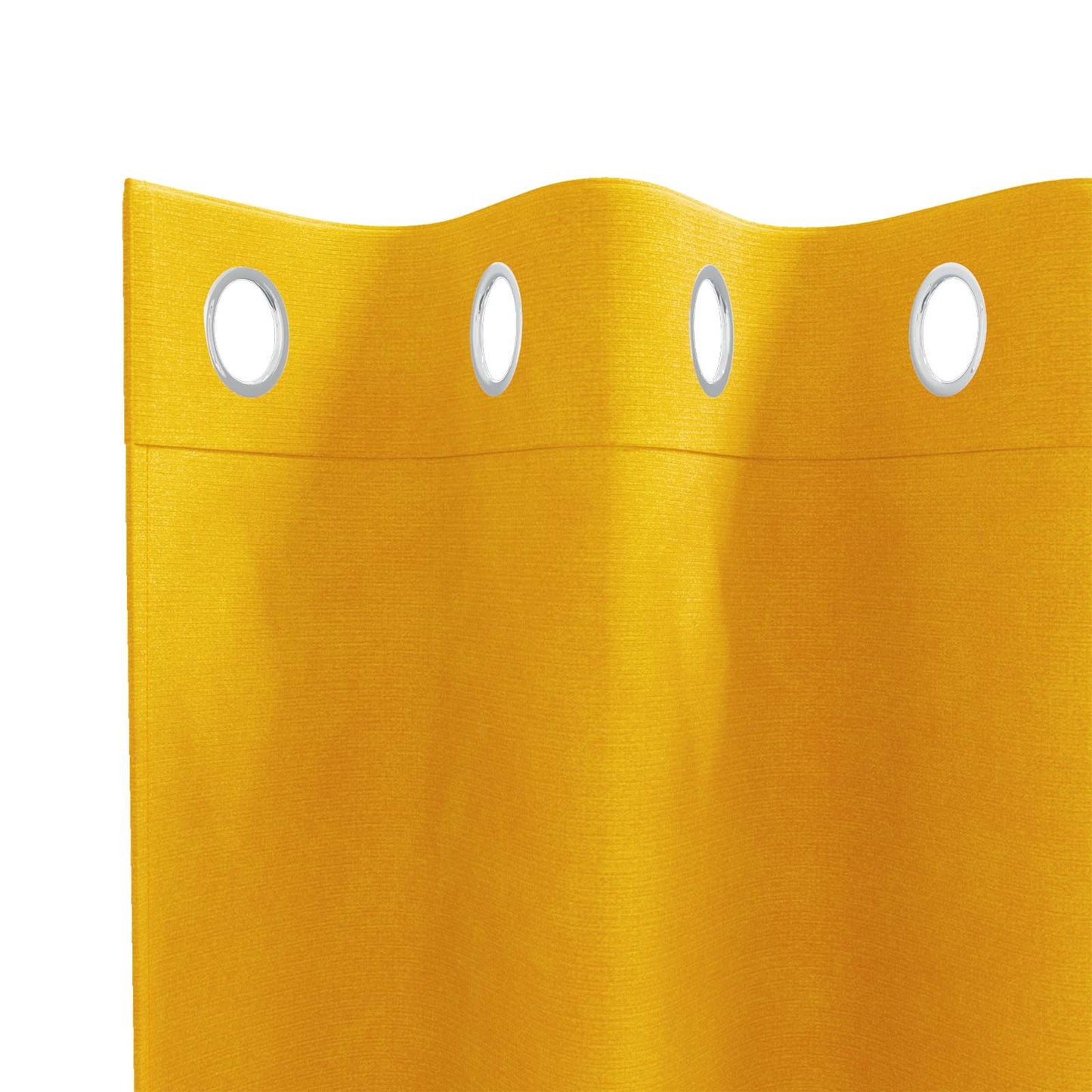 vidaXL Verdunkelungsvorhänge 2 pcs Senfgelb 140 x 225 cm Samt