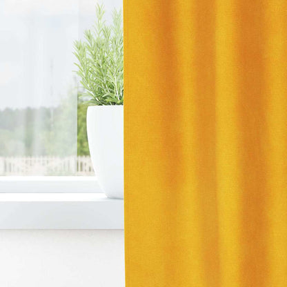 vidaXL Verdunkelungsvorhänge 2 pcs Senfgelb 140 x 225 cm Samt