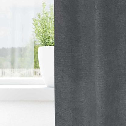 vidaXL Verdunkelungsvorhänge 2 pcs Hellgrau 140 x 140 cm Samt