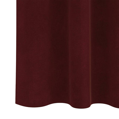 vidaXL Verdunkelungsvorhänge 2 pcs Weinrot 140 x 245 cm Samt